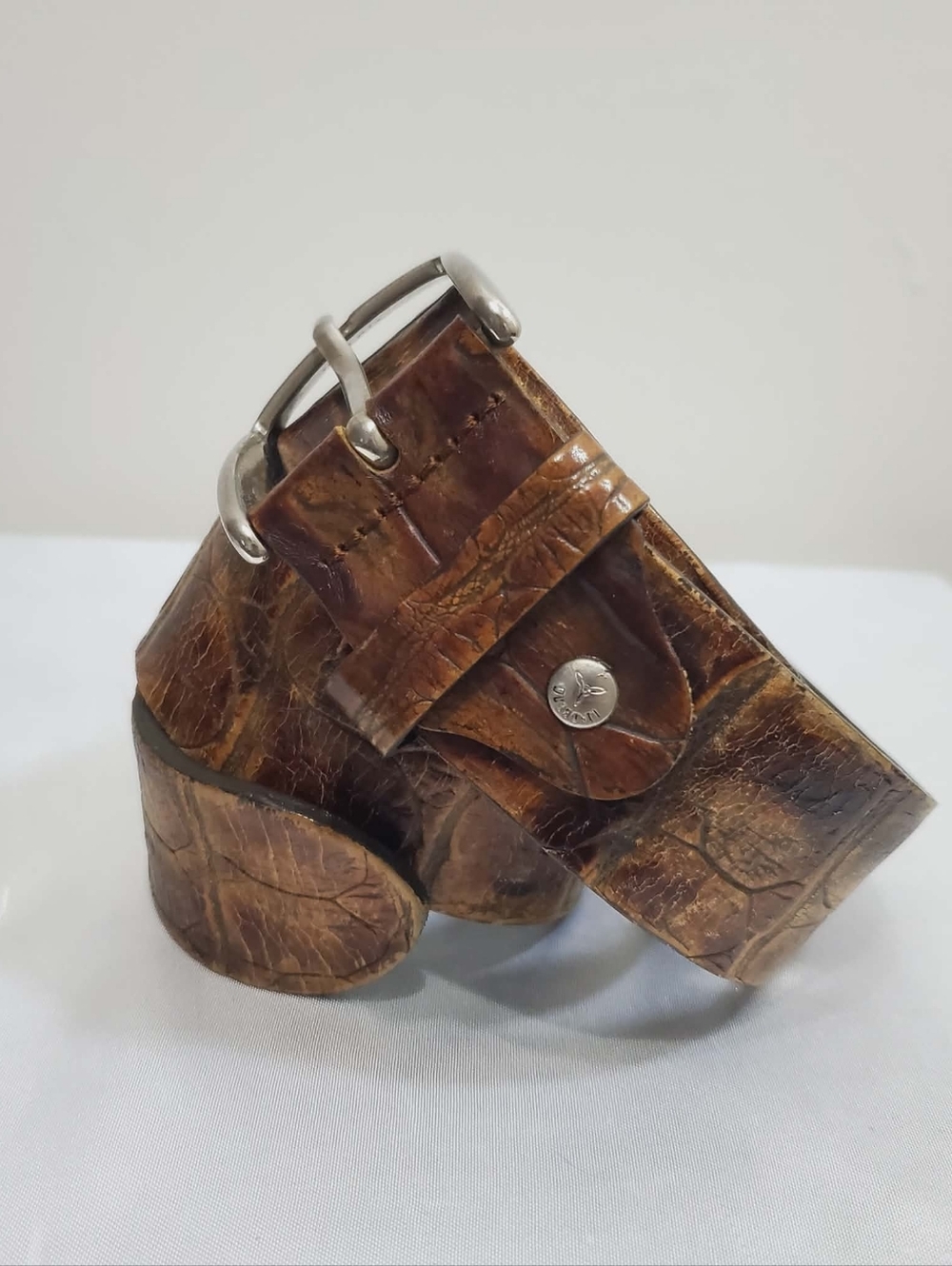 Lindberg Guenine Leather Belt Made In Italy